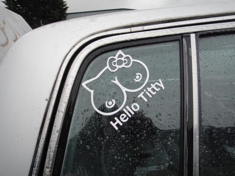 Some signs just point to a car going to the junkyard someday